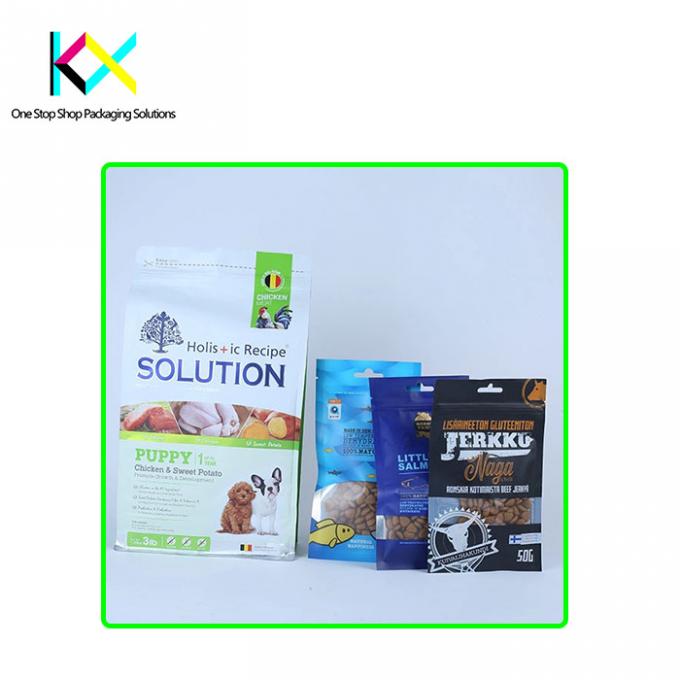 Специализированная печать мешков с плоским дном для пищевых продуктов для домашних животных 0